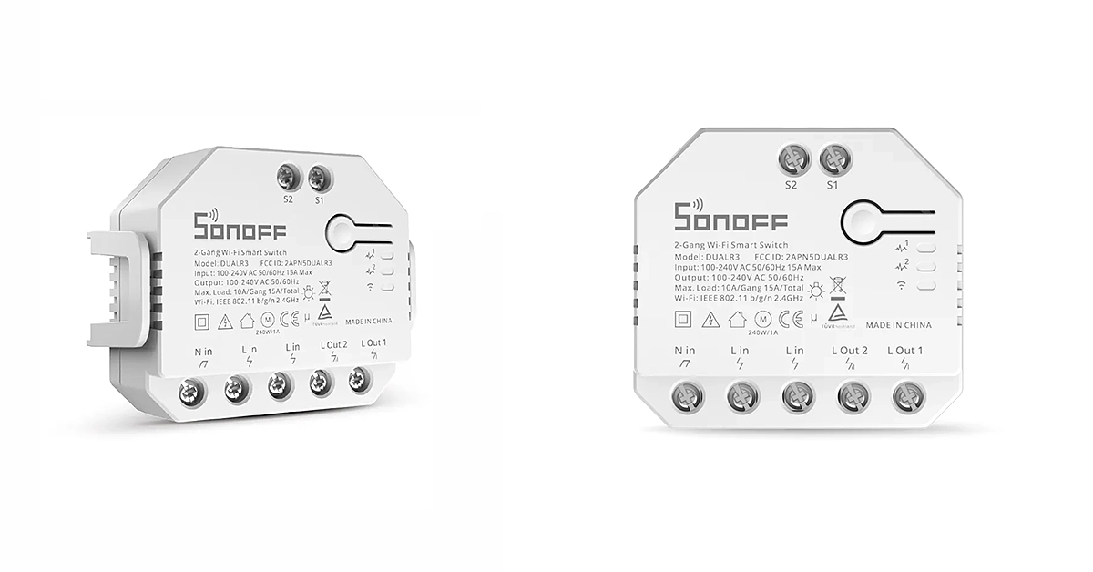 Sonoff DUALR3 Dual Relay Smart Switch