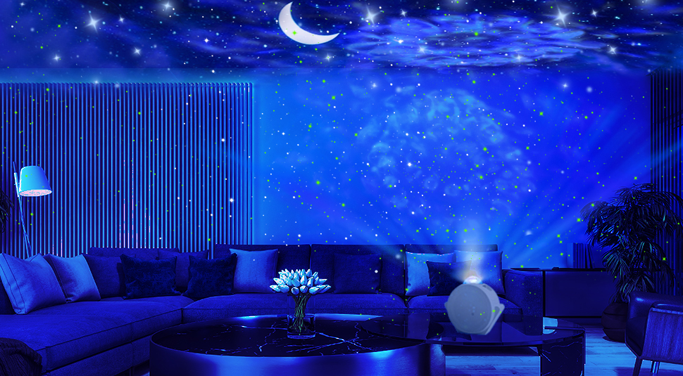 Galaxy Projector Lights your Space.