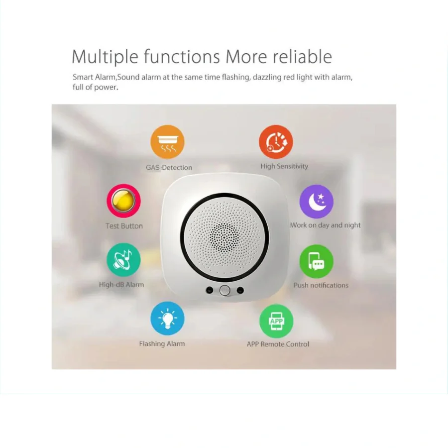 SmartLife Smart Wi-Fi Gas Sensor and Alarm