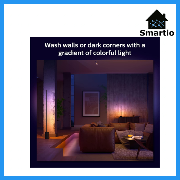 Philips Hue Gradient Signe Floor Lamp – Black Smart Lightning Make Your Home A Smarter Place
