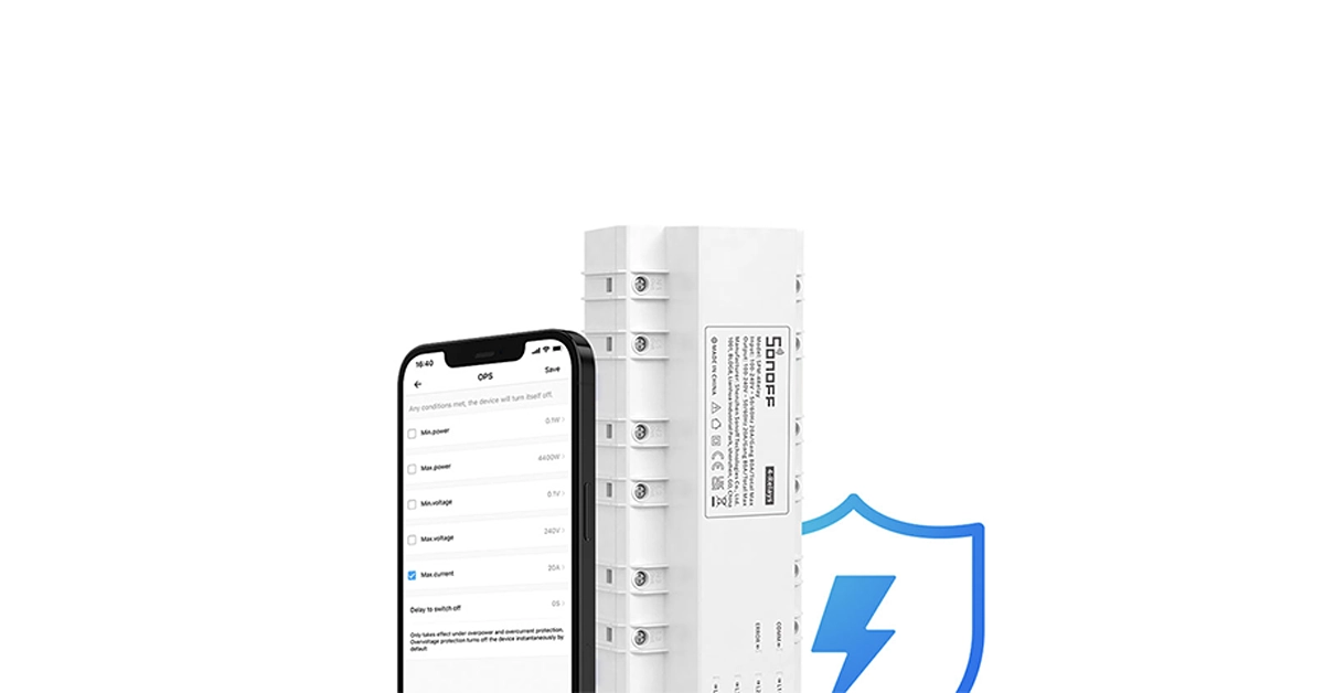 Sonoff SPM 4Relay Stackable Power Meter