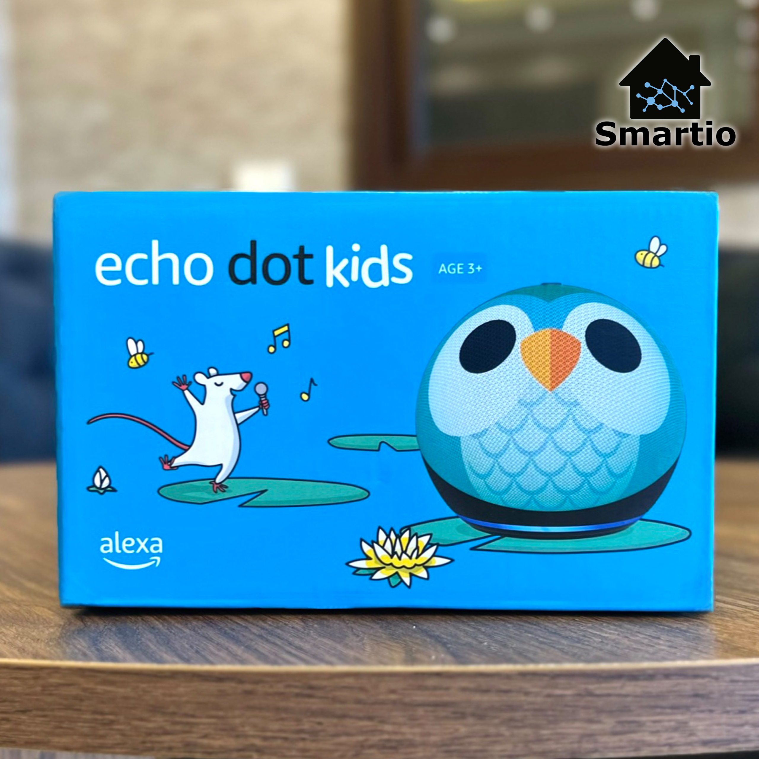 Haut-parleur intelligent Echo Dot Kids (5e génération) avec Alexa - Hibou