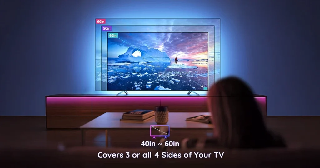 Govee RGB LED TV Backlight | For 46-60 inch TVs