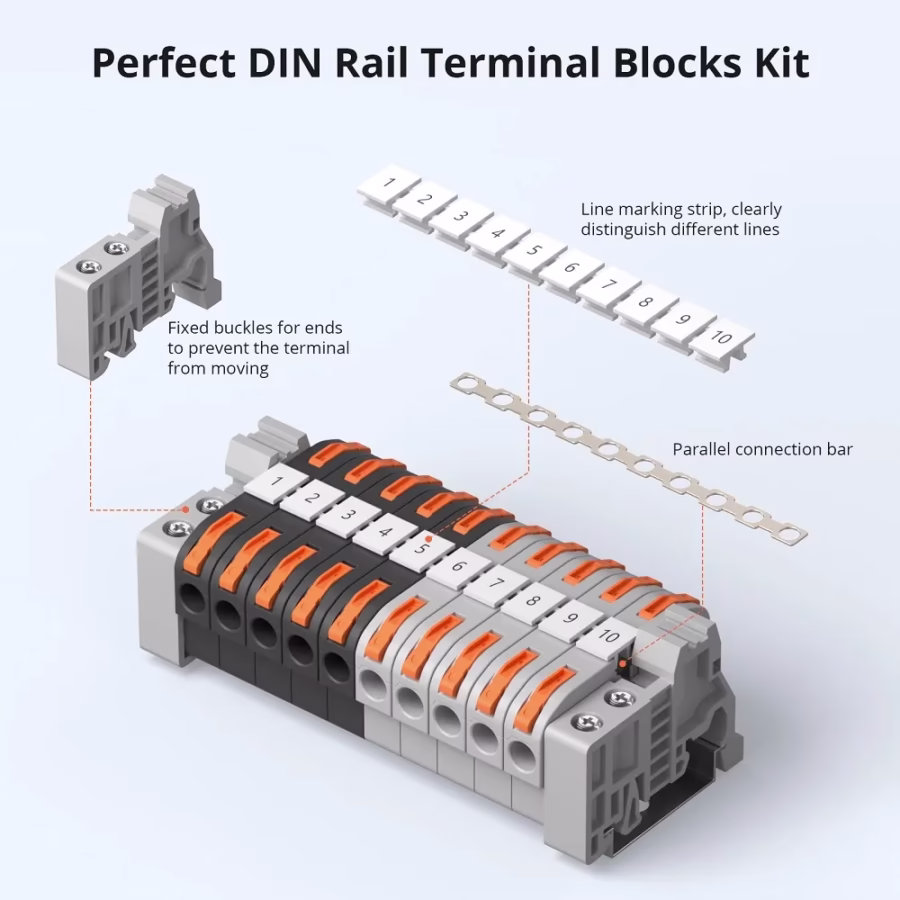 Sonoff Din Rail Wire Connectors view 5