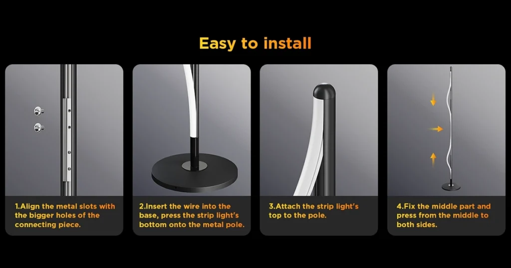 Step-by-Step to Set Up Your Govee Floor Lamp