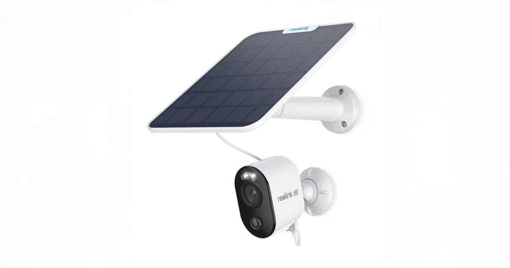 Reolink Argus 3 Ultra 4K 8MP Battery/Solar-Powered Wi-Fi Camera with Color Night Vision and Two-Way Audio