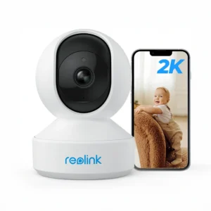 Reolink E1 3MP Super HD Wi-Fi Indoor Pan-Tilt Camera with Person/Pet Detection and Two-Way Audio