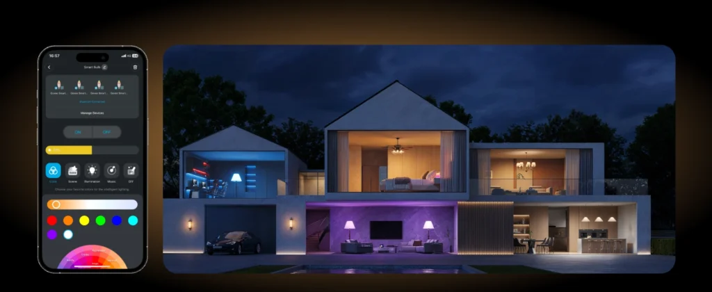 Adjustable Brightness & Color Temp
