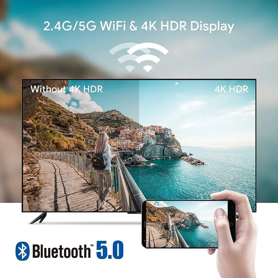 Dcolor Google TV Box GD2 with Chromecast built-in