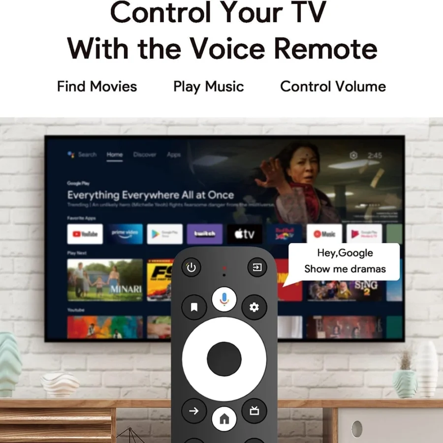 Dcolor Google TV Box GD2 with Chromecast built-in