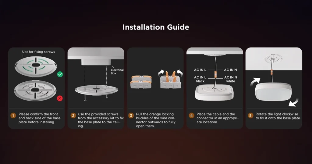 Govee 12inch Square Ceiling Light