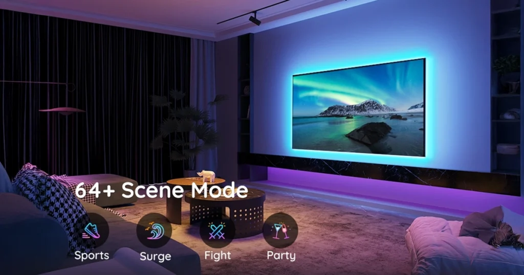 Govee Bluetooth TV LED Backlight for 46-60 inch TVs