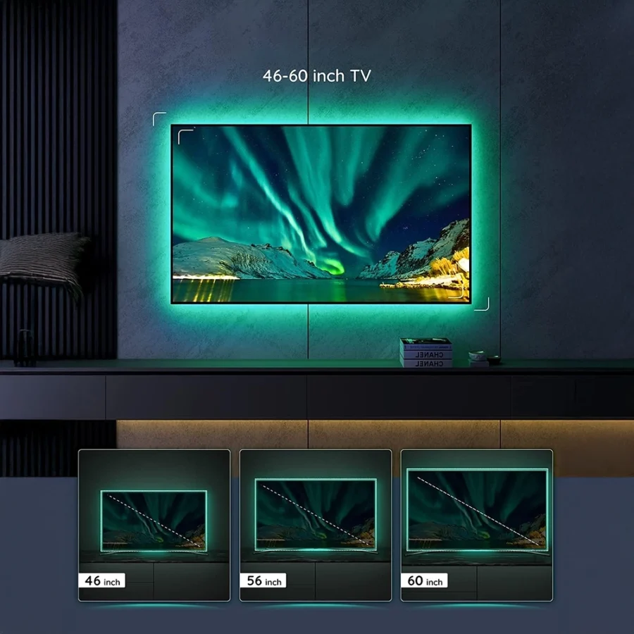 Govee Bluetooth TV LED Backlight for 46-60 inch TVs
