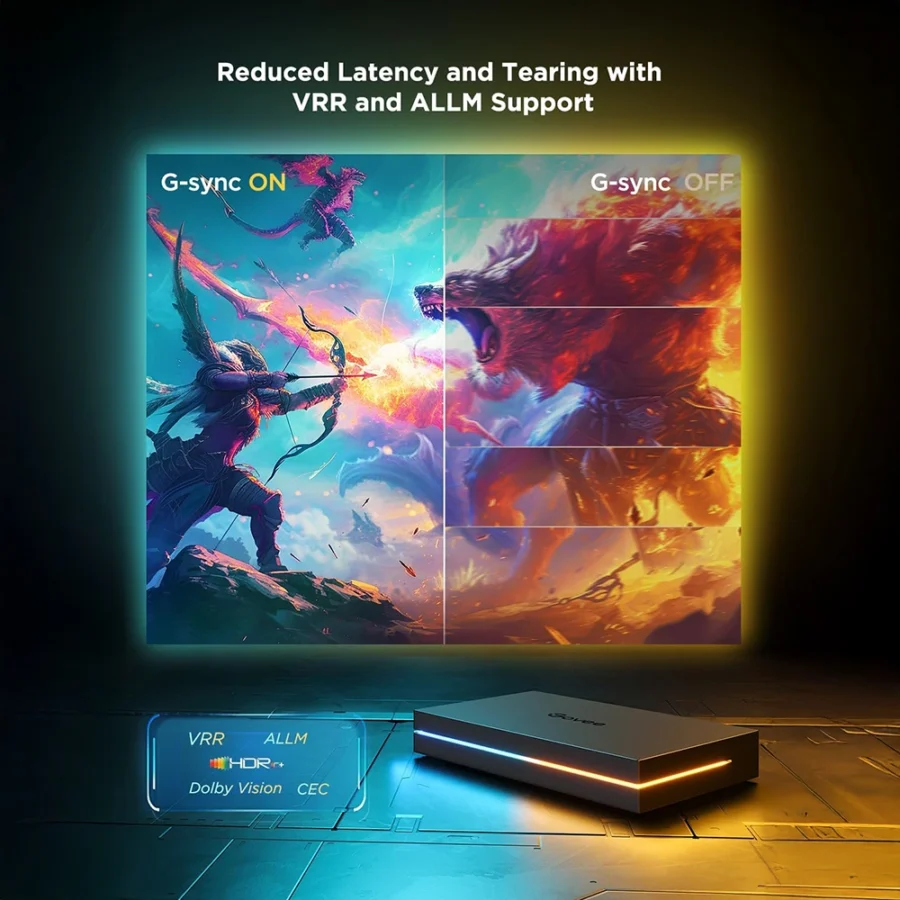 Govee HDMI 2.1 Sync Box Kit 2 for 27-34 inch PCs