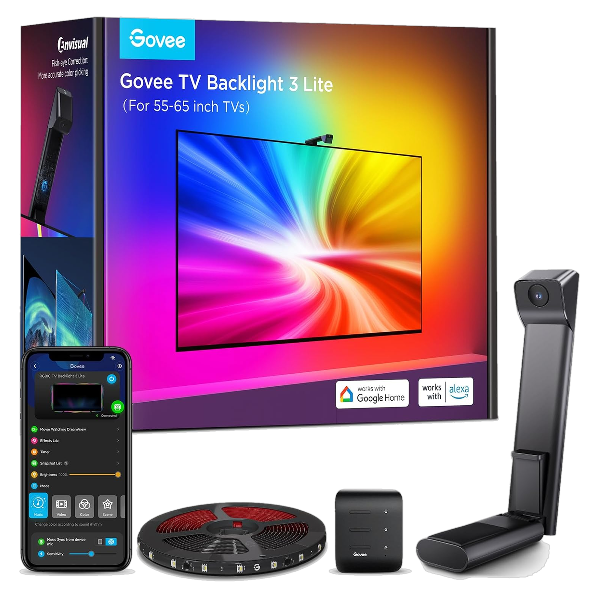 Govee TV Backlight 3 Lite For 55-65 inch TVs