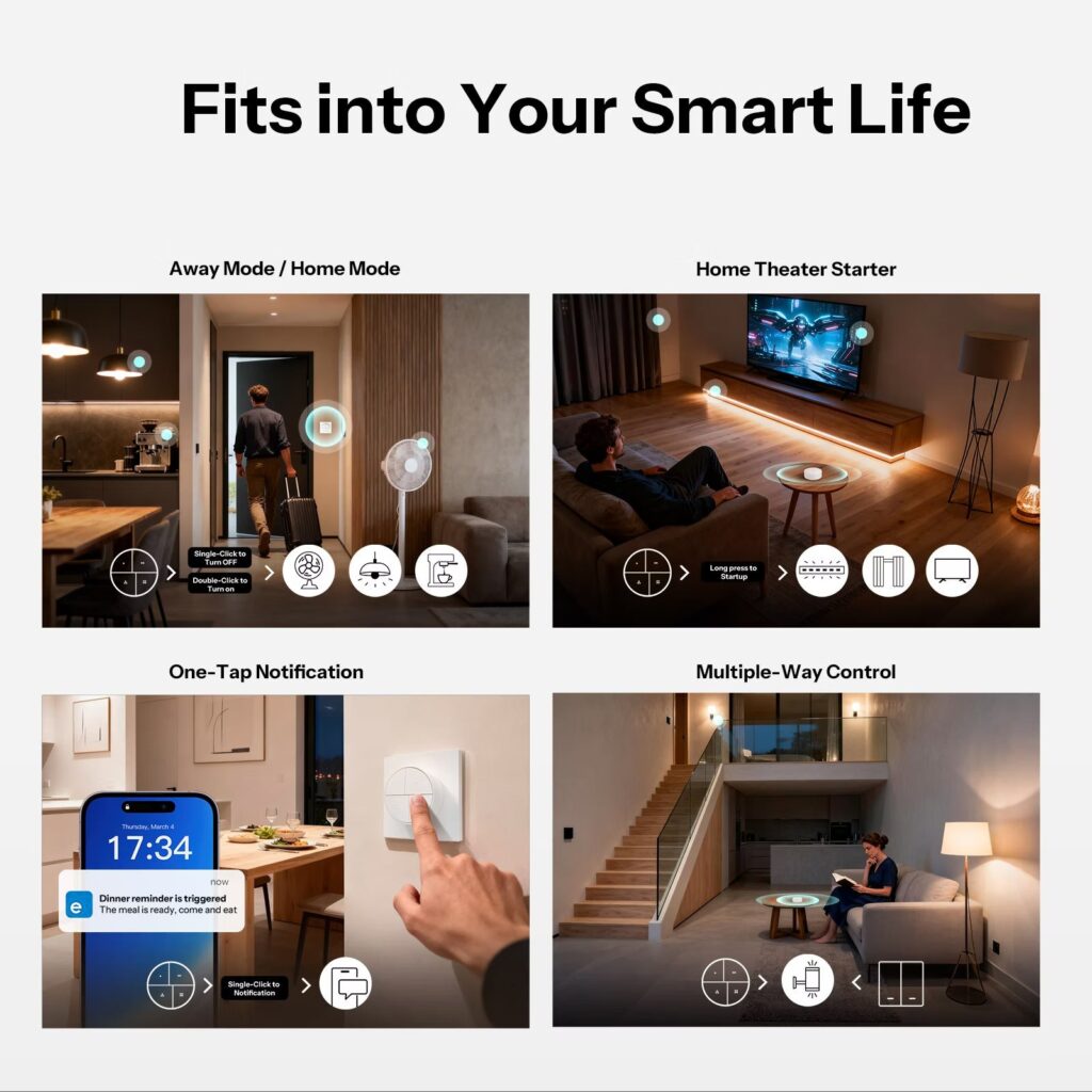Sonoff Orb 4-in-1 Zigbee Smart Scene Button | SNZB-01M view 4