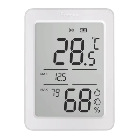 Sonoff AirGuard TH 3.6" LCD Zigbee Temperature & Humidity Sensor | SNZB-02DR2