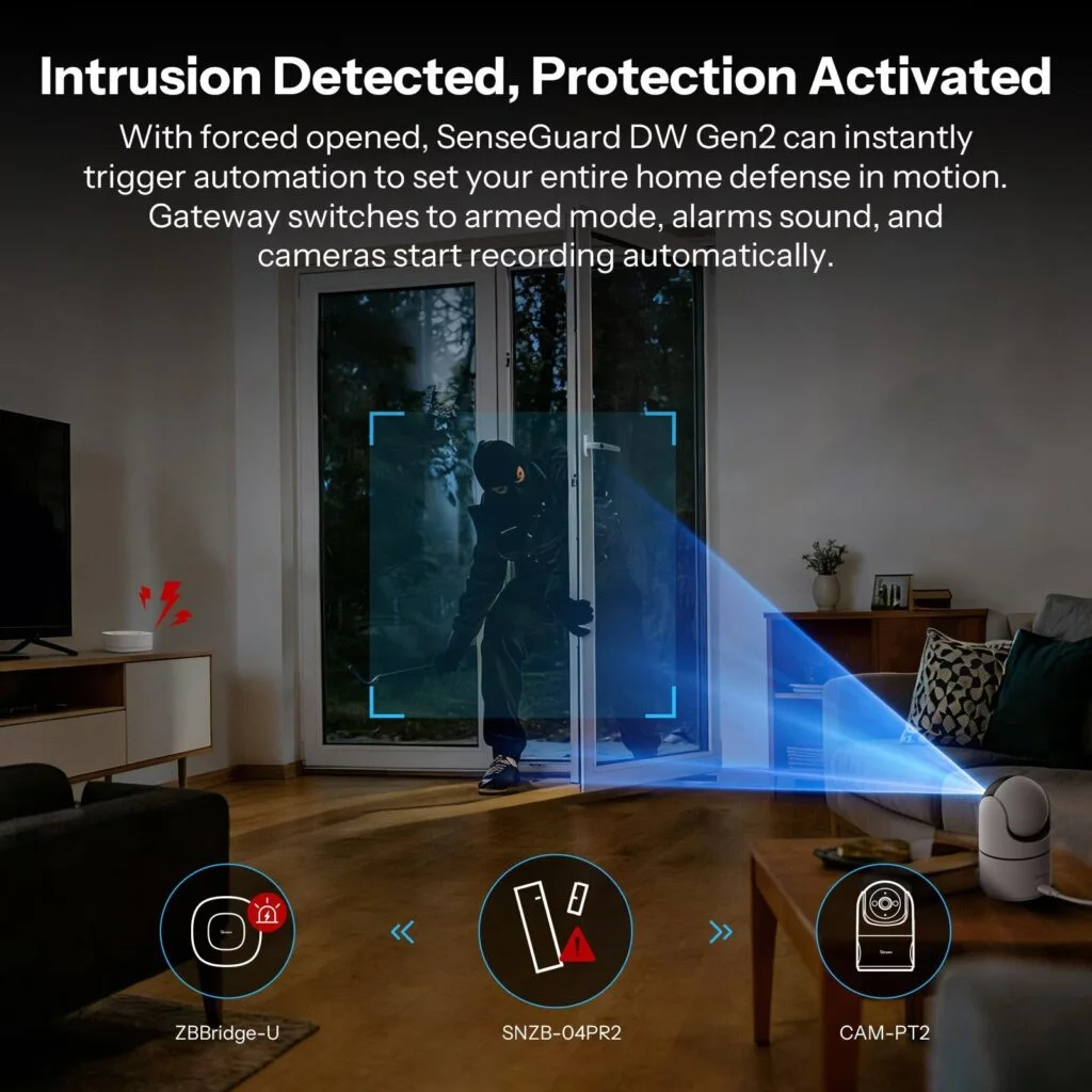 Sonoff SenseGuard DW Gen2 Zigbee Door & Window Sensor | SNZB-04PR2 view 4