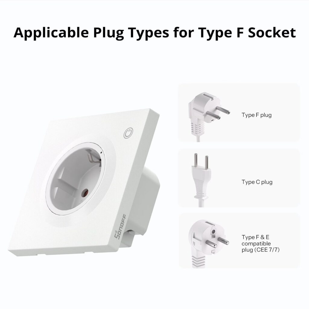 Sonoff Orb Socket Matter Smart Wall Socket Type F | WS01TPF-E view 7
