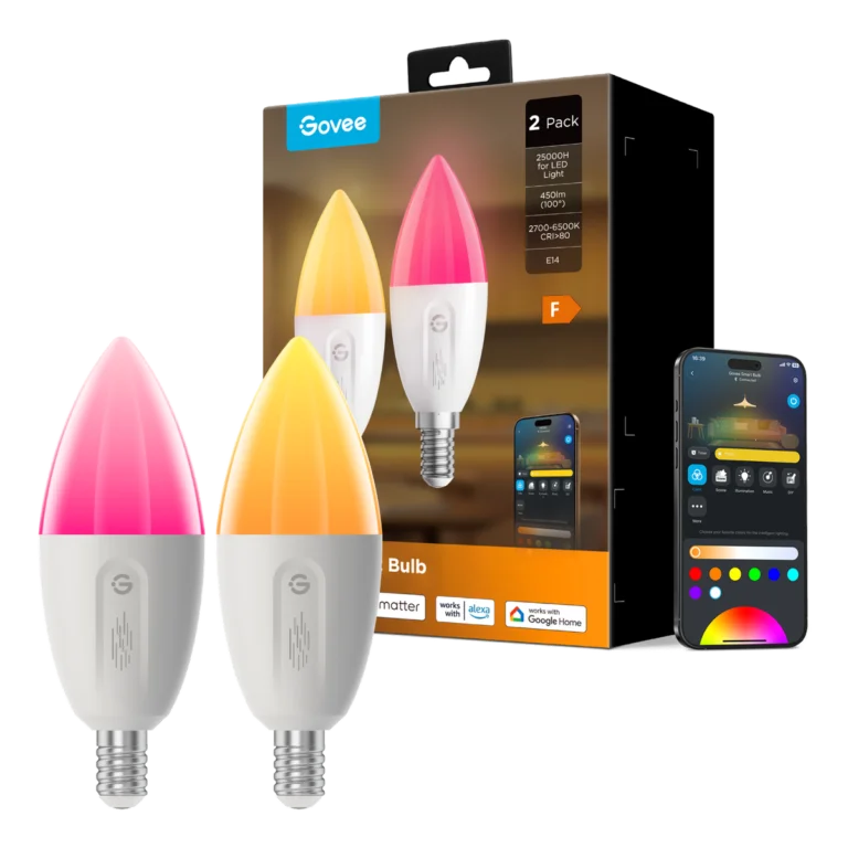 Govee E14 Smart LED Bulb | 2-Pack